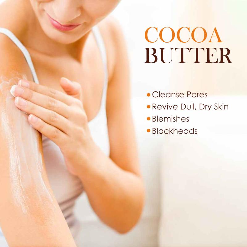 Cocoa Butter Body Lotion Dark Spot  & Hydrating Moisturizer Brightening Cream Even Skin Tone Non-Greasy Fast Absorbing