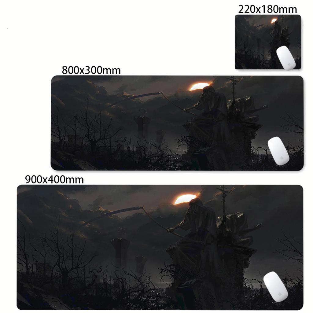PC-Spiel Bloodborne Mauspads Schreibtischunterlage Groß Rutschfest Ausfransungsfrei Mauspads Tastatur Ergonomisch Büro Gummi Zuhause Benutzerdefiniert Tischmatten