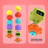Rainbow Pop-It Cognitive Puzzle Stacking Toy for Toddlers, 2-4 Years, Educational Building Blocks