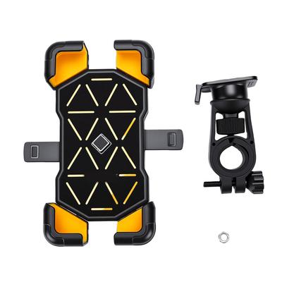 Bike Phone Mount Takeout Navigation Rack Four Claw Fixed Shake Proof Slip Proof Silicone Bike Phone Holder