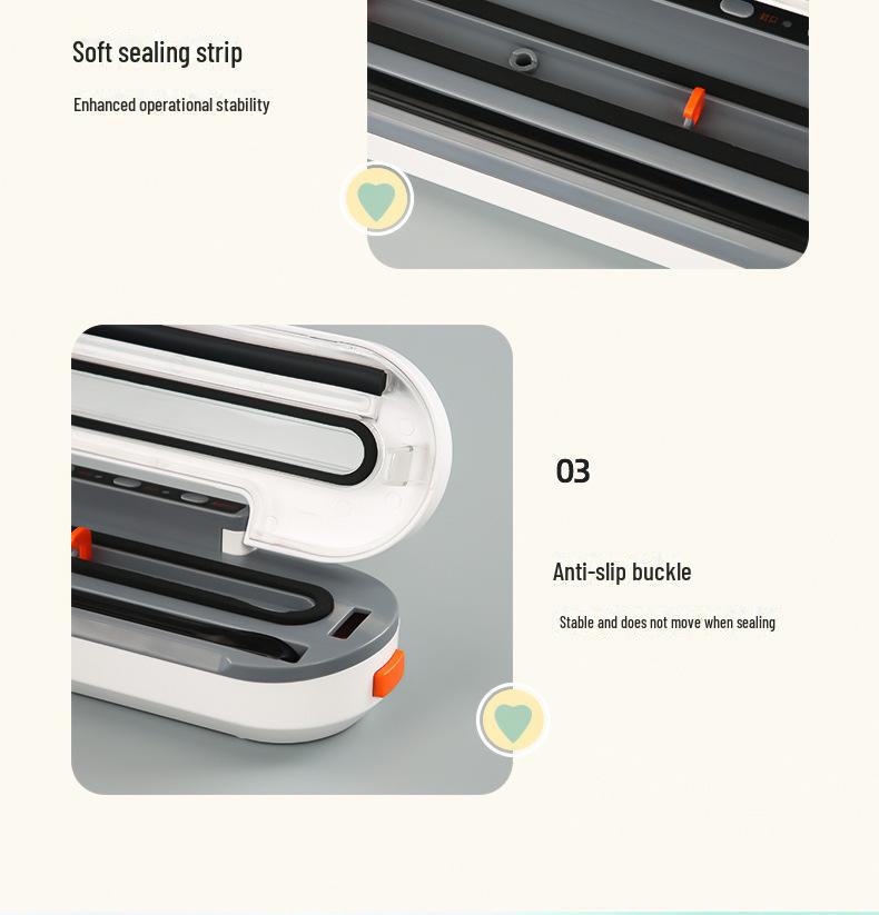 Kompaktní automatická vakuová balička pro konzervaci potravin