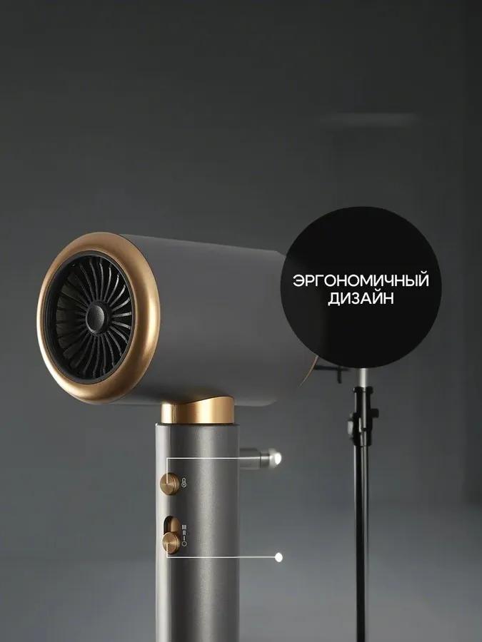 Xiaomi Hair dryer professional Double A 1800 W, speeds 3, nozzles 1, grey metallic