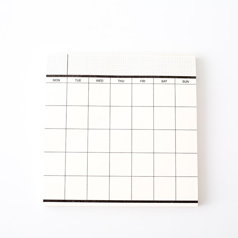 Business Planner Notepad: Monthly & Weekly Tear-off Memo Pad