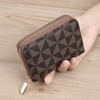 Women RFID Blocking Credit Card Holder Wallet PU Leather Accordion Card Case Zipper Small Coin Purse Mini Card Organizer Wallet