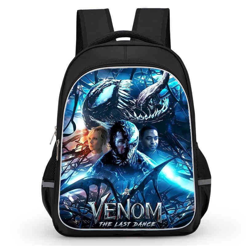 Venom 3 After A Dance Peripheral Anime Printed Backpack Student School Bag