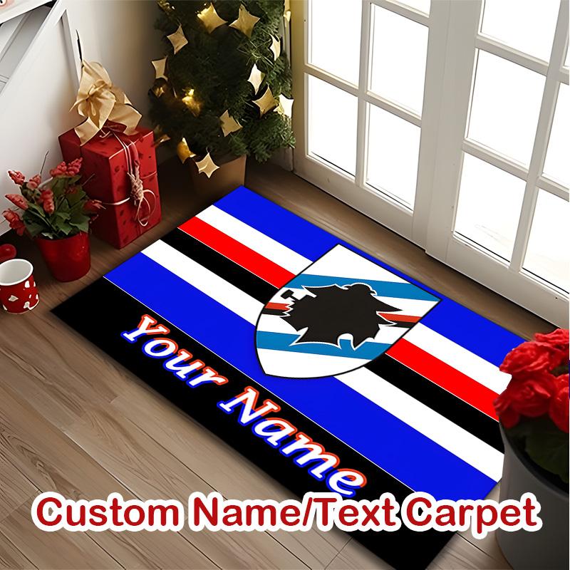 1pc Office Carpet, Unione Calcio Sampdoria (1) Chair Rug, Living Room Printed Area Rug, Home Chair Floor Mat