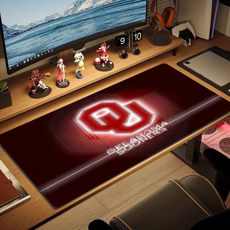 Oklahoma Sonners Color Mouse Pad Large Gaming Table Cushion Non-slip Laptop Tablet Big Mousepad XXL Mat Mini PC Playmat With Lock edge
