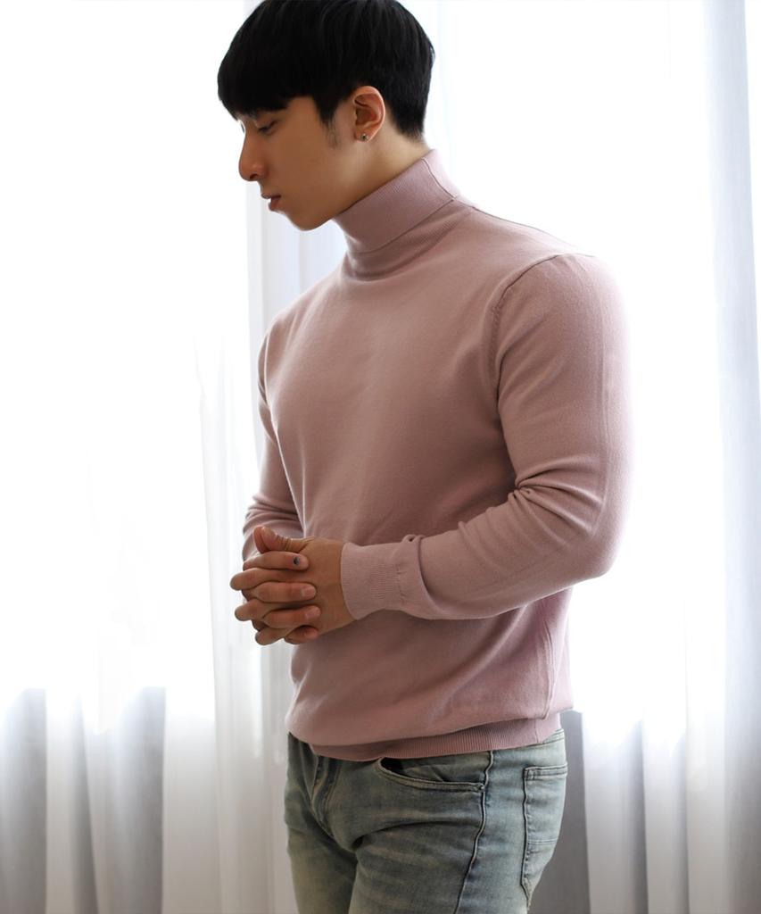 Bestfit 2-Pack Soft Muscle Fit Long-Sleeve Turtleneck Knit