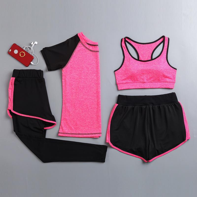 Women's Spring/Summer Yoga & Sports Set: Outdoor Exercise & Gym Fitness Wear
