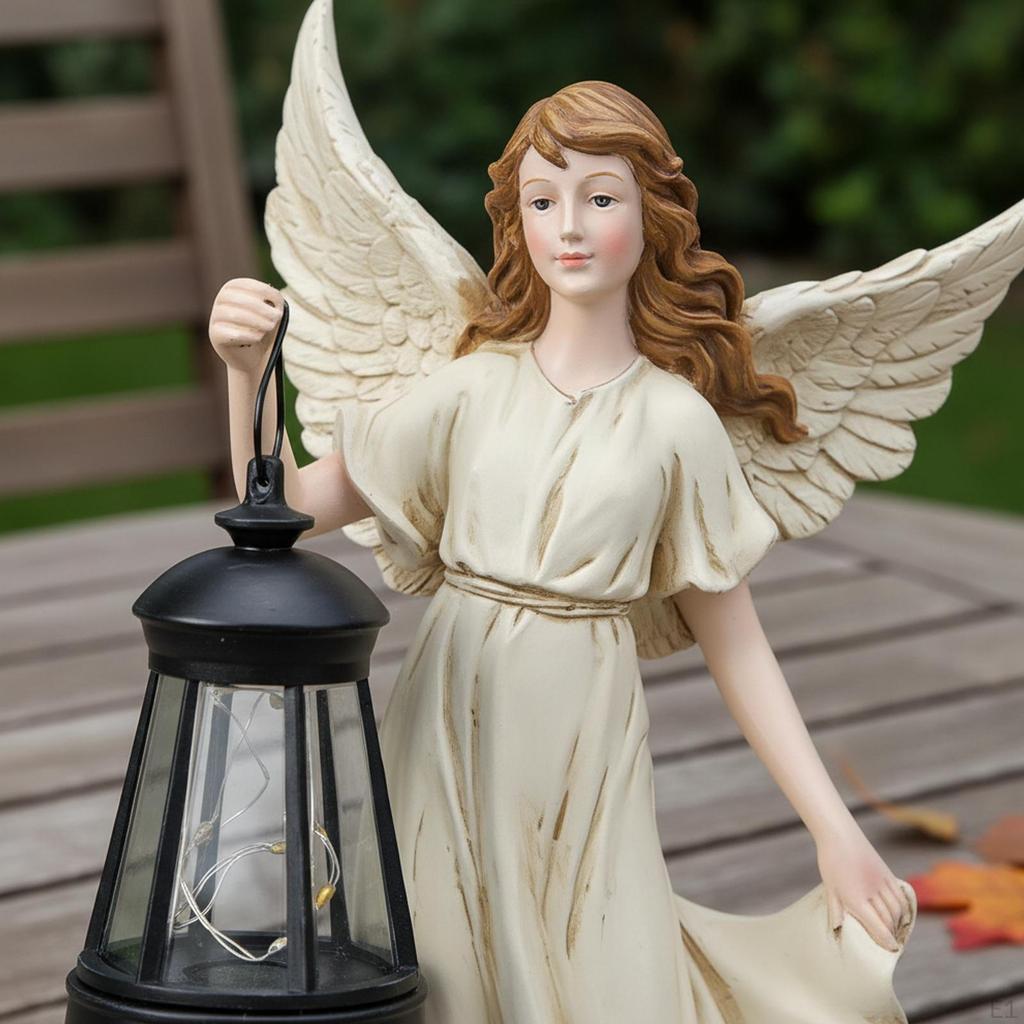 Solar Angel Outdoor Garden Decor Lights for Grandma Front Lawn