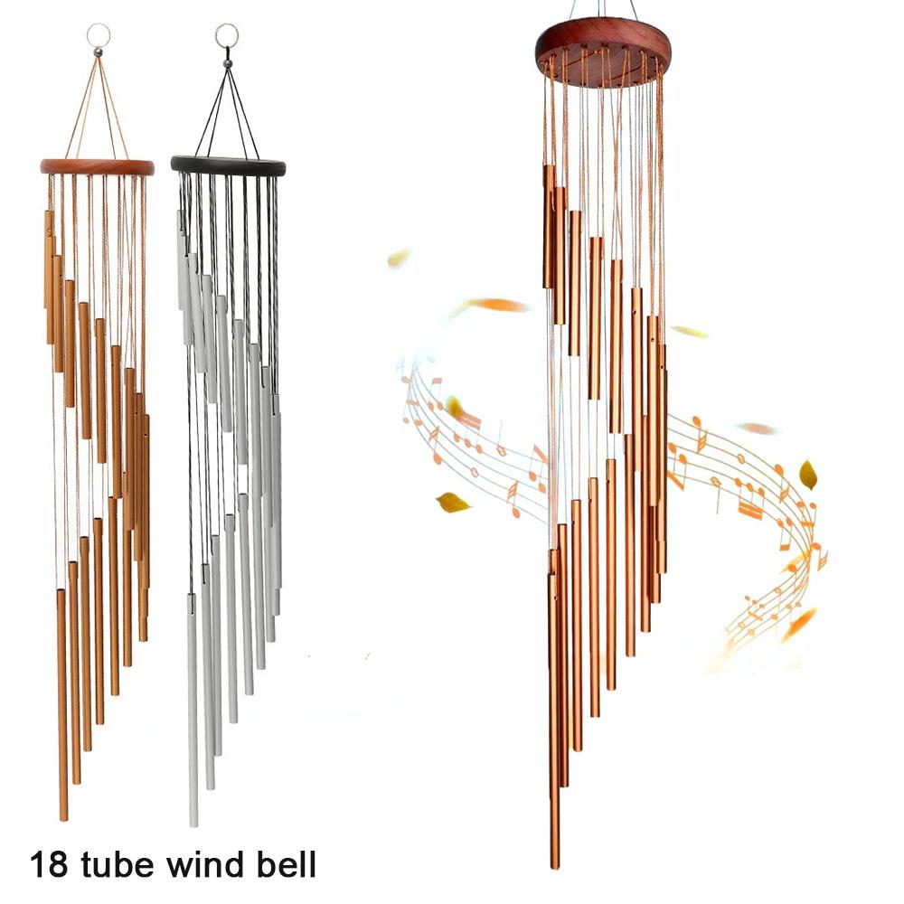 Kupfer Geld Windspiel Anhänger Balkon Außen Hof Garten Heimdekoration Metallrohr Windspiel Große Windspiele Glocken Röhren