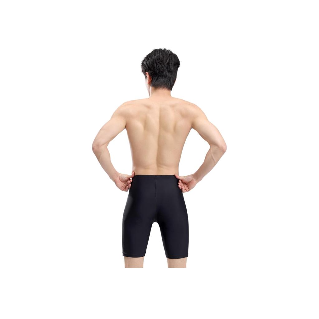 Li-Ning Comfortable Versatile Letter Swim Trunks Men Swimwear Black LNKW028-1