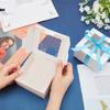 20pcs Bakery Box with PVC Display Window Cardboard Gift Packaging Boxes for Cookies Small Cakes Muffin Square White 10x10x6cm Window: 6.8x6.8cm