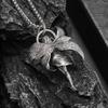 Fashion Trendy Personality Versatile Punk Style Sexy Domineering Four-Winged Goddess Pendant Necklace for Men and Women