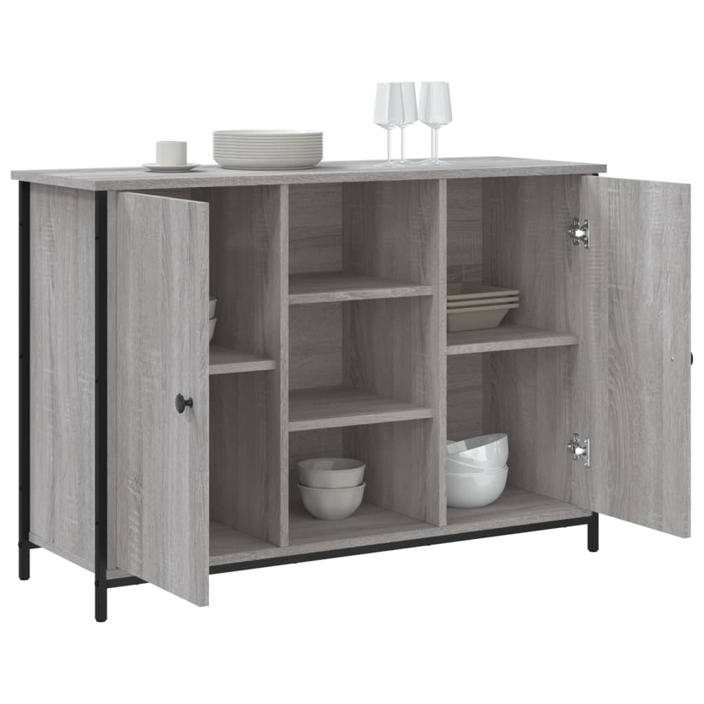 Sideboard Gray Sonoma 100x35x70 Cm Particleboard