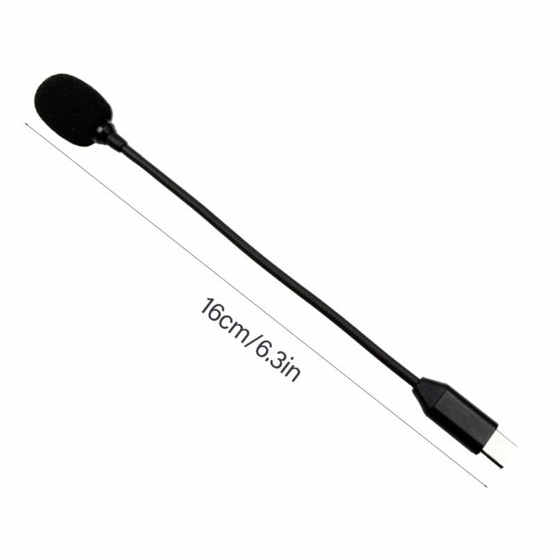 Type C Connectors Gaming Microphones for TH10/TH30 Headsets Multiple Devices for Clear Sound Input