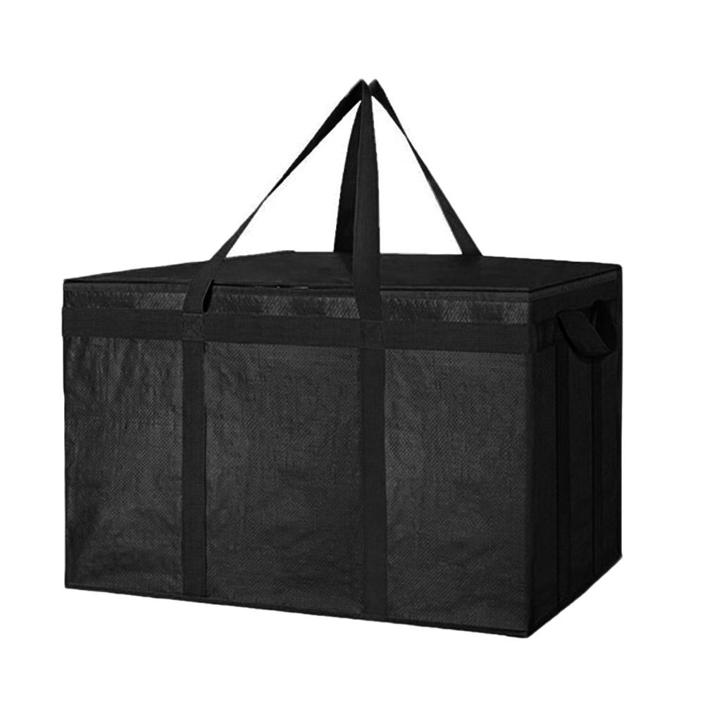 Insulated Thermal Tote Bag Big Storage Cooler Delivery Zipper Thermal Case Picnic Camping Tin Foil Food Bags