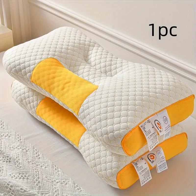"Water Cube Washable Neck Spa Massage Pillow for Home or Dorm - One Pair"