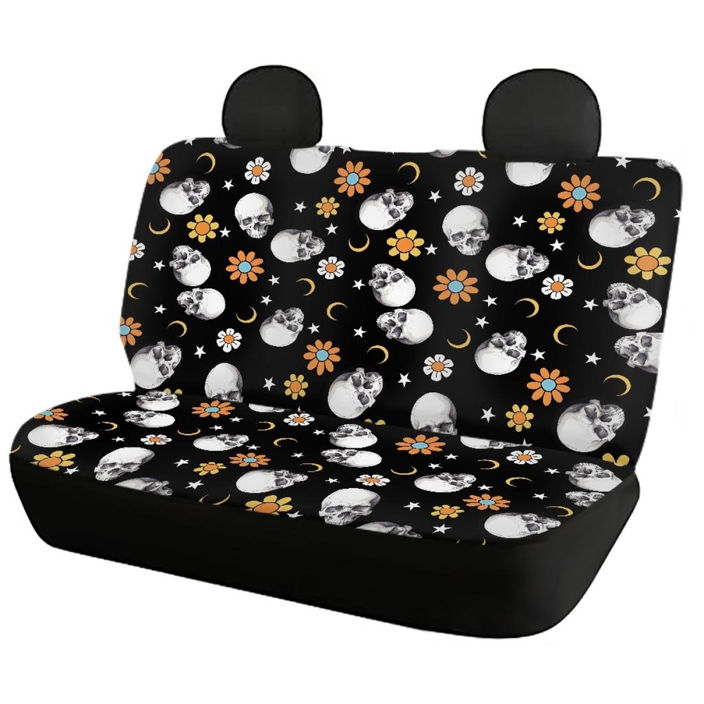 Car Seat Covers Full Set Digital Print Abstract Art Waterproof Airbag Compatible Front Rear Seat Cushions Cars SUVs Trucks