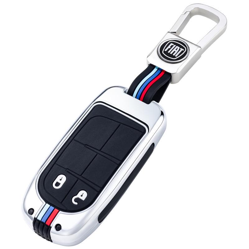 GAC Fiat Viaggio/Ottimo Car Key Case with Metal Shell and Buckle Protection