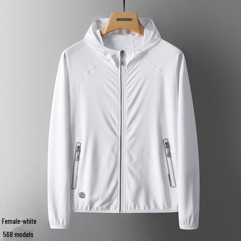 

Одежда из ледяного шелка с защитой от солнца UPF50+: Дышащая летняя одежда для улицы для женщин и мужчин L