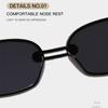Fashion Small Frame New Square Sunglasses For Women Retro Unisex Outdoor Shades Wild Eyewear Square summer beach Sun Glasses