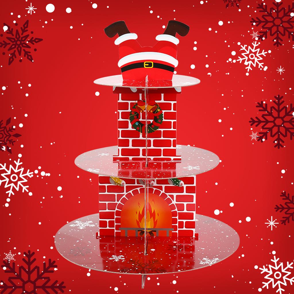 Cake Display Stand Farm Animals Mermaid Birthday Party Decor Kids Dessert Holder Cake Tray Unicorn Baby Shower Cupcake Support