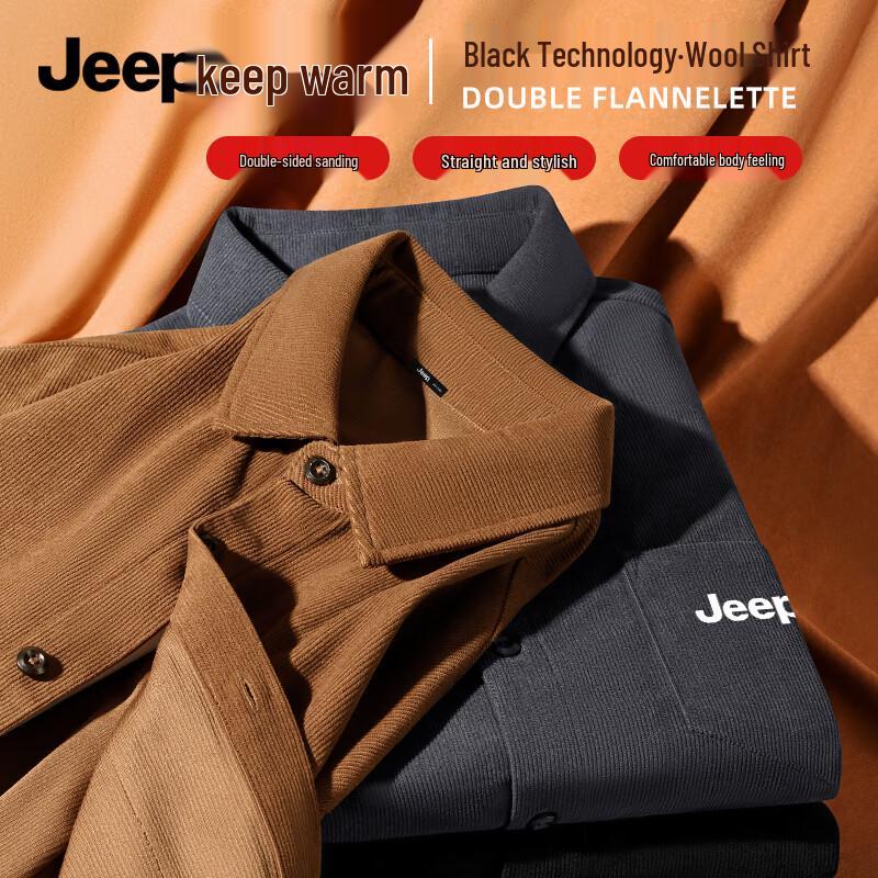 JEEP Men s Corduroy Casual Shirt XL