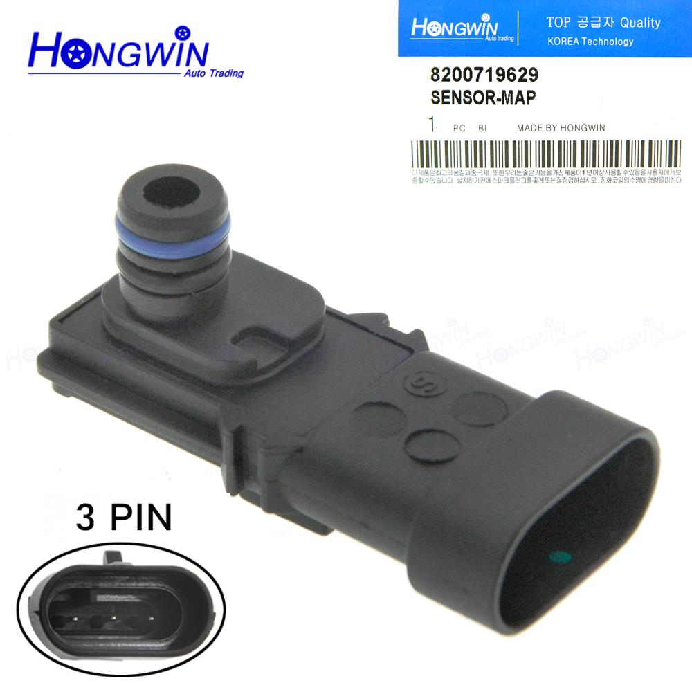 

8200719629 Manifold Absolute Pressure MAP Sensor For Dacia Duster Logan Sandero Nissan Kubistar Opel Vivaro Renault 7700101762 8200719629