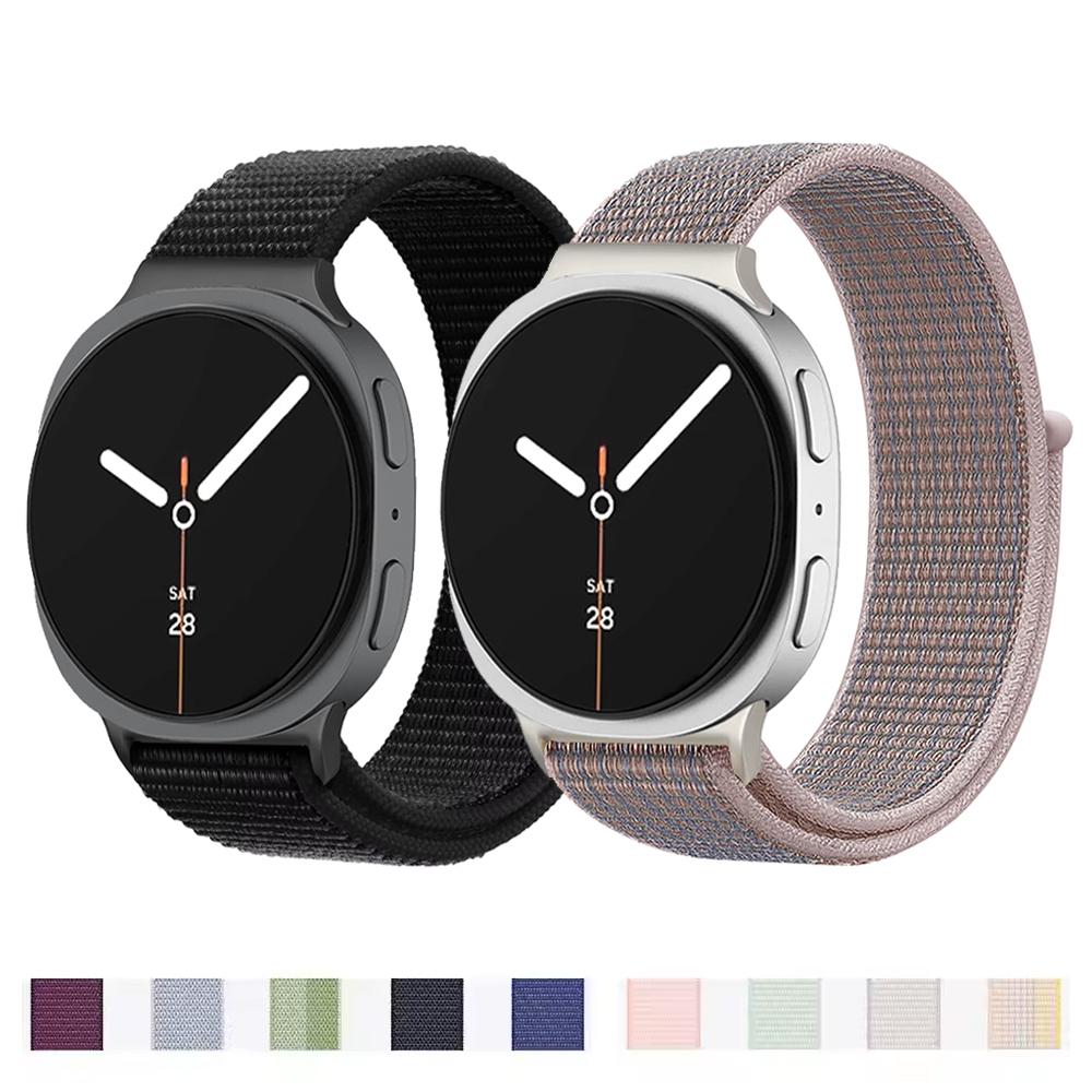 2 Pack Straps For Samsung Galaxy Watch 8 40mm 44mm Nylon Sport Wrist Bracelet Correa Pulseira Galaxy Watch 8 Classic 46mm Band