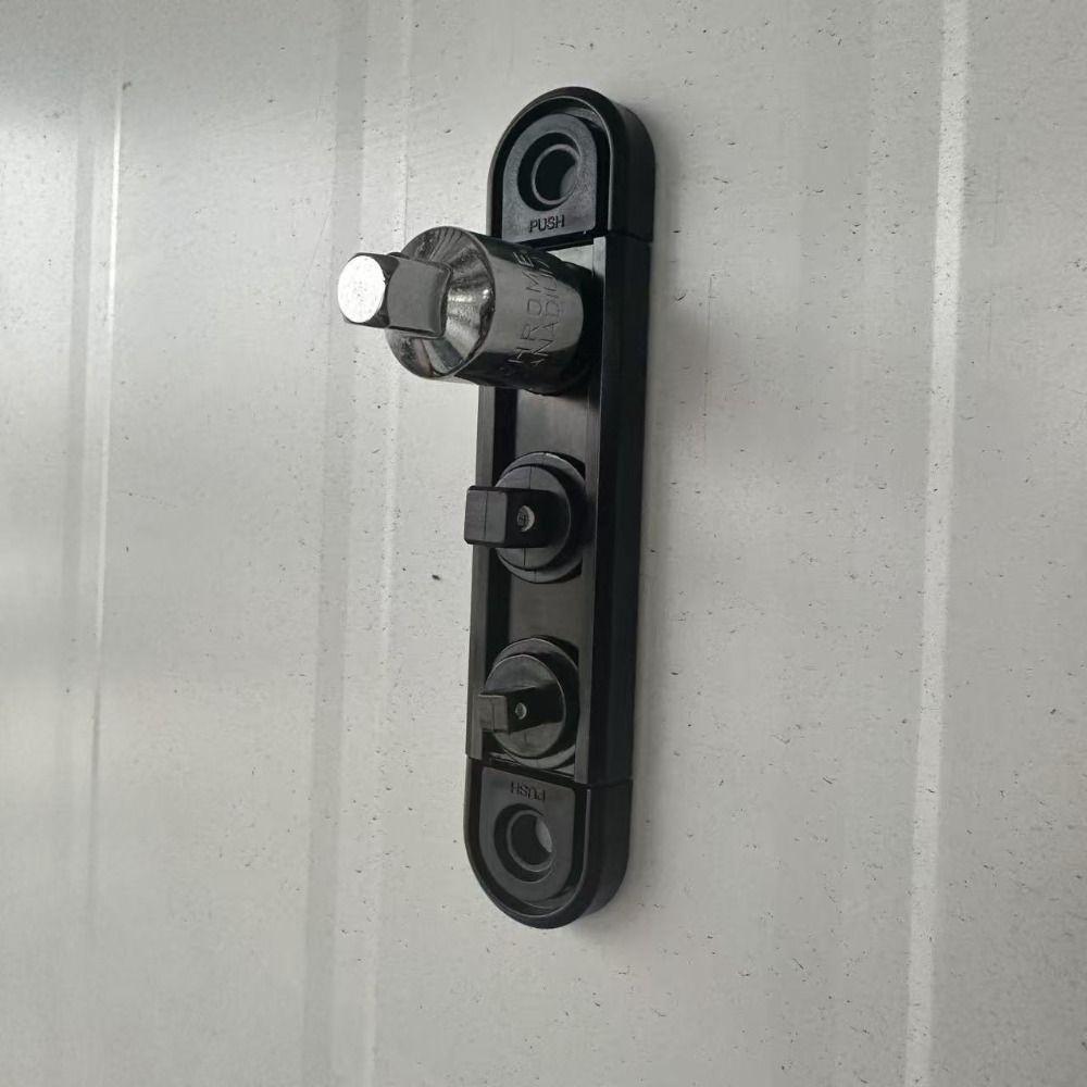 Mini Topnøgle Opbevaringsstativ Bærbar Værktøjsopbevaringsstrimmel til Garage Værktøjstopnøgle Opbevaring Display