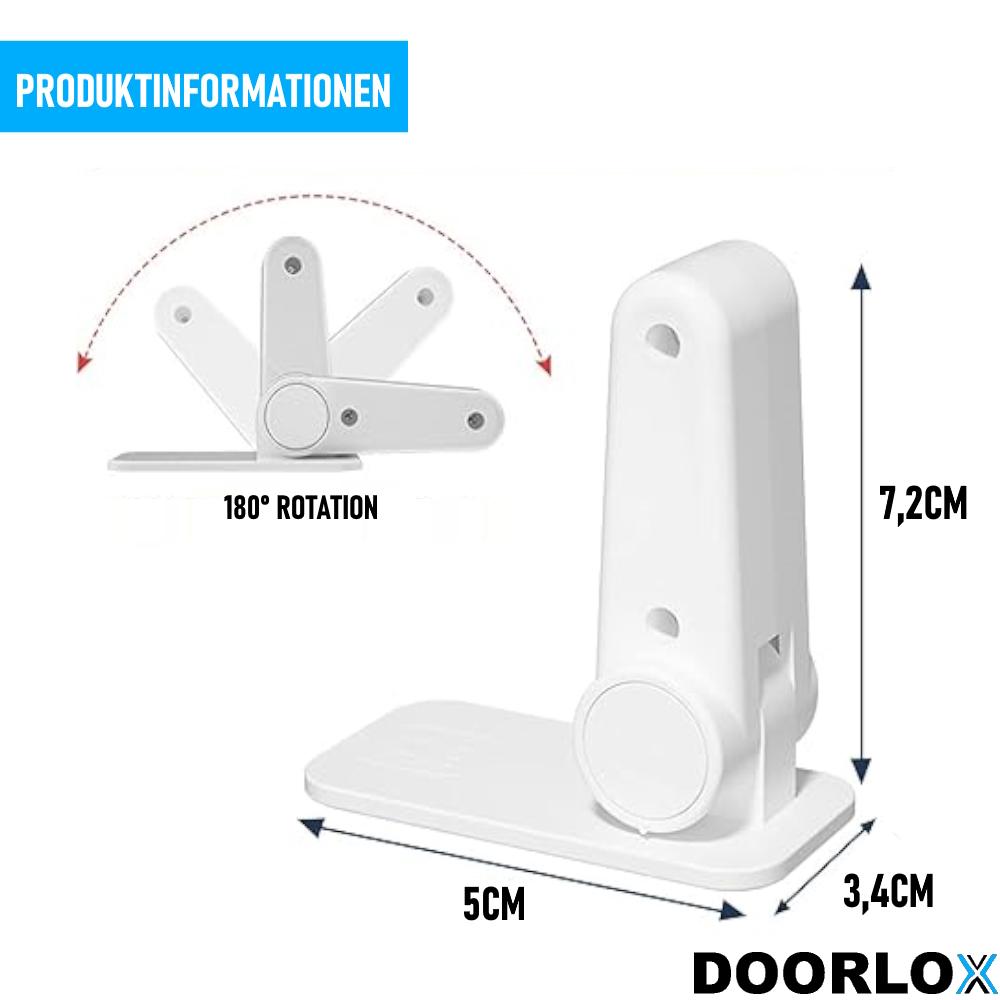 DOORLOX Door Lock for Children, Self-adhesive, Child-proof Safety Door Handle