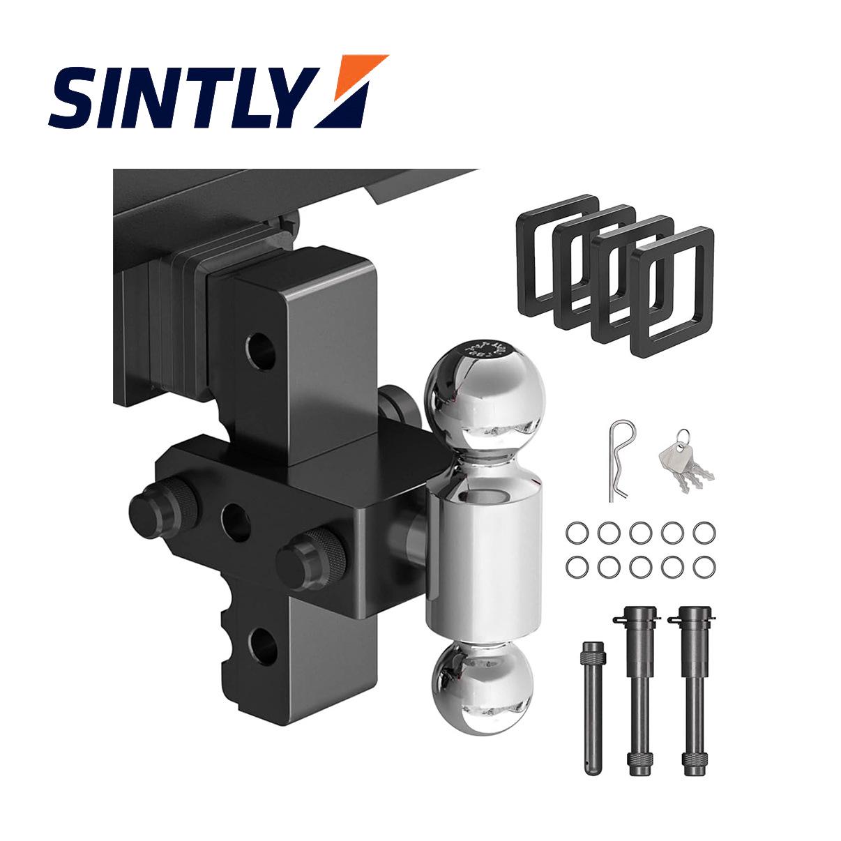 

Adjustable 2-6 Inch Two-Ball Trailer Hitch for Ford F-250 & Chevy 2500 New Unique