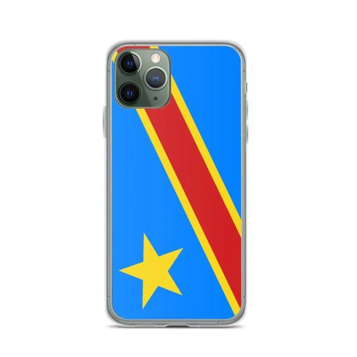 Coque Télephone Drapeau République Démocratique Du Congo - iPhone 11 Pro