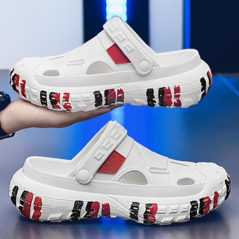 Fashion Men'S Outdoor Sandals Slippers Beach Comfortable Slides Clogs Summer Men Casual Water Garden Shoe Male Beach Sandals