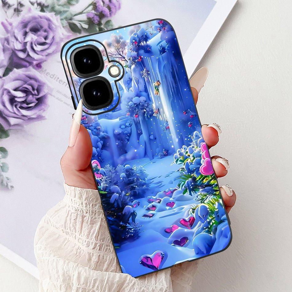 For Infinix Smart 10 2025 Elegant Floral Butterfly Phone Case For Infinix Smart10 Soft Silicone TPU Cases
