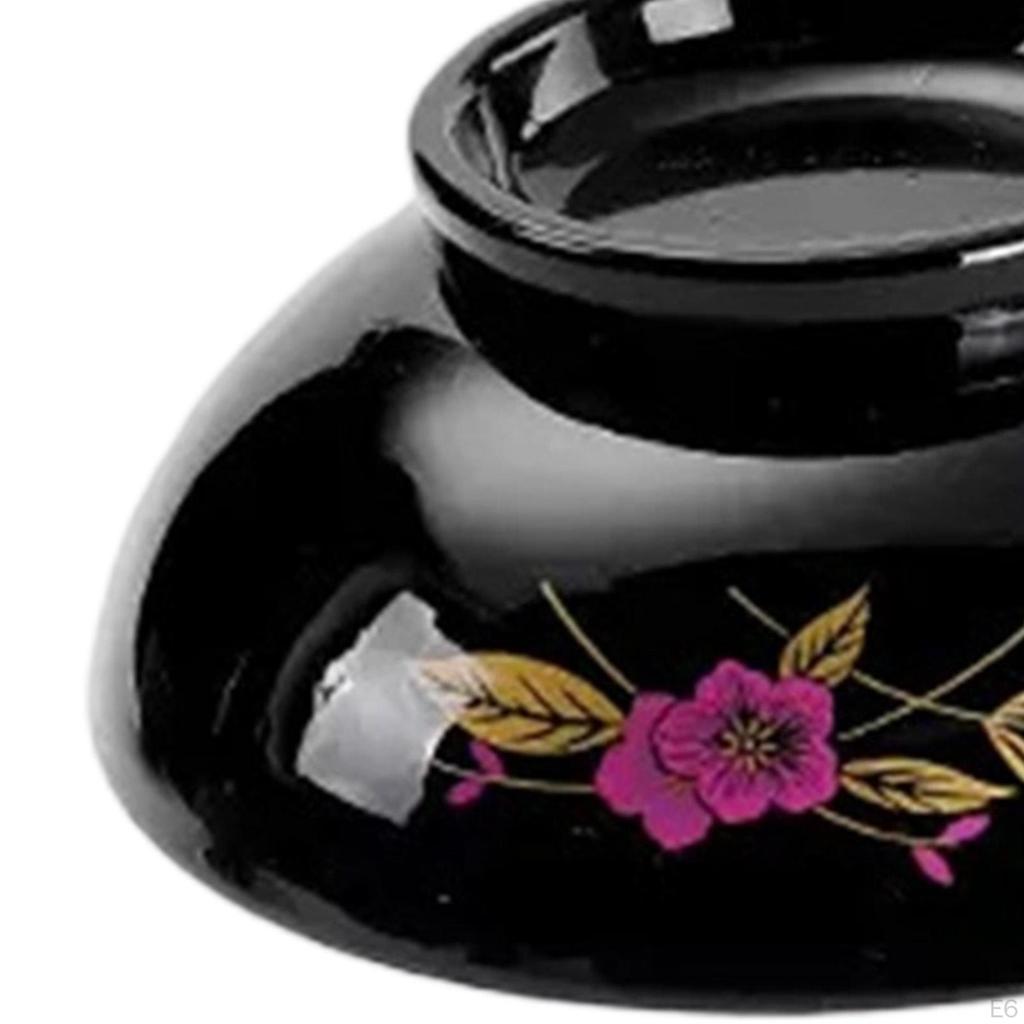 Soup Bowl with Lid Container Kitchen Round Tableware Japanese for Fried Pasta Cereal Appetizer