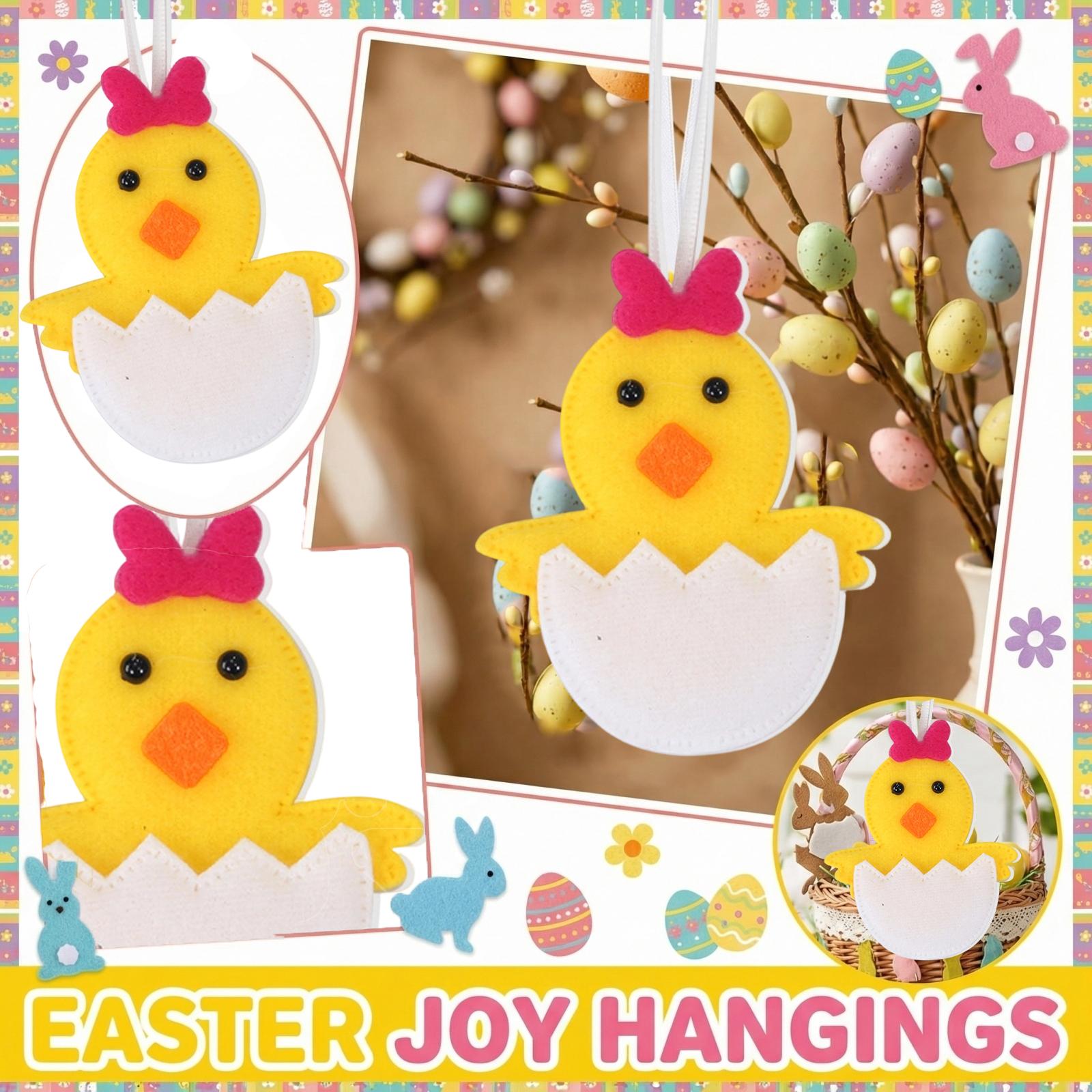 

Easter Decorations Pendants Festive Party Atmosphere Cartoon Fabric Decorations One Size
