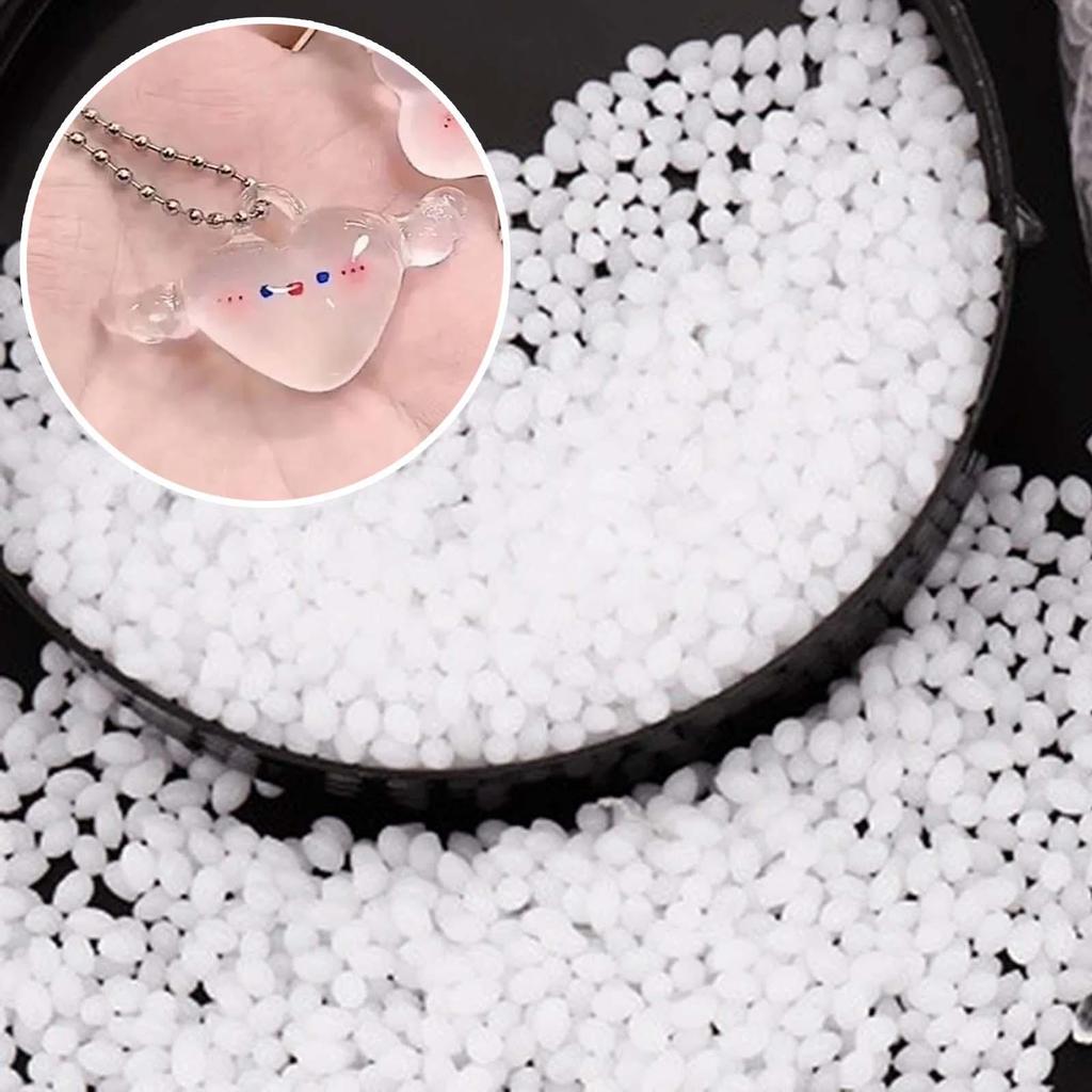 Thermoplastic Beads Polymorph Pellets Meltable Resin Melting Pellets Moldable Beads for Creative Activity Cosplay Accessories