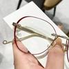 New Presbyopia Glasses Luxury Women Men  Anti Blue Light Gradient Lens Reading Sunglasses Finished Optical Far Sight Diopter