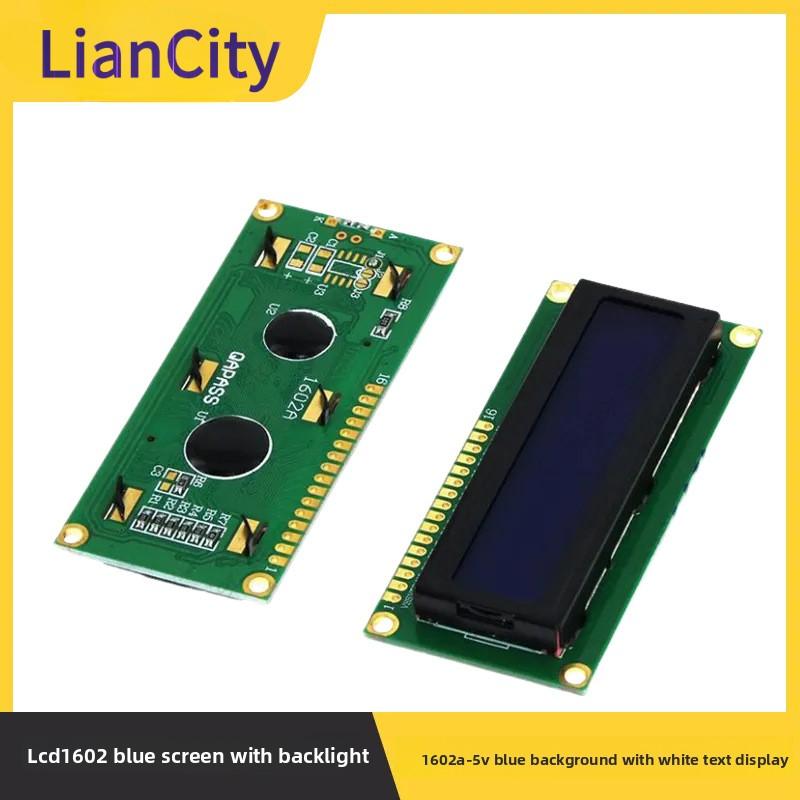 Backlit Blue-background White-letter LCD Display 1602A - 5V