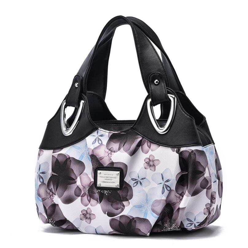 

Простые мягкие кожаные женские сумки, новые большие вместительные женские сумки для мам среднего возраста с принтом, сумка-мессенджер для отдыха, большая сумка