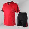 Set di tute da uomo Set da 2 pezzi da uomo Set di tute da fitness per abbigliamento casual estivo