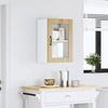 VidaXL Armoire murale de cuisine et porte en verre Porto chêne sonoma 854010