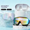 Large Frame Anti Fog Swim Goggles With Ear Plugs Panoramic Wide View Waterproof Swimming Glasses For Adults Pool Beach Water Spo