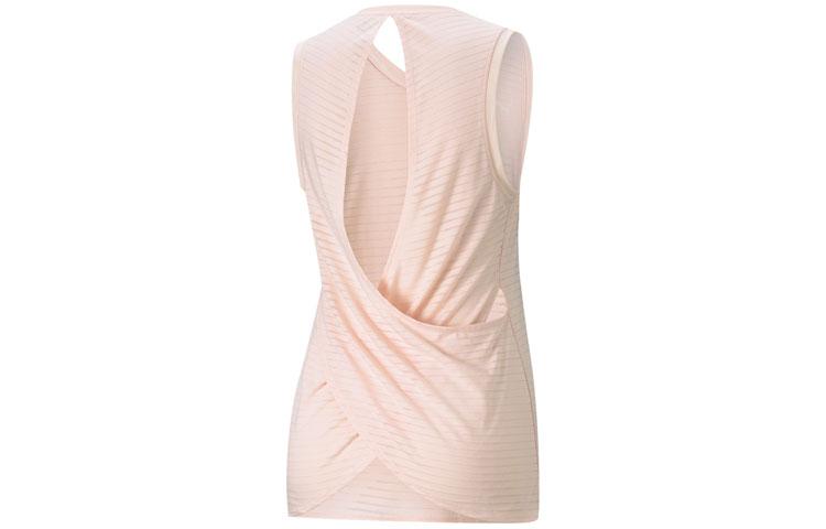 PUMA Studio Yoga Series Tank Tops Women's Light Pink Straight Fit 520225-27