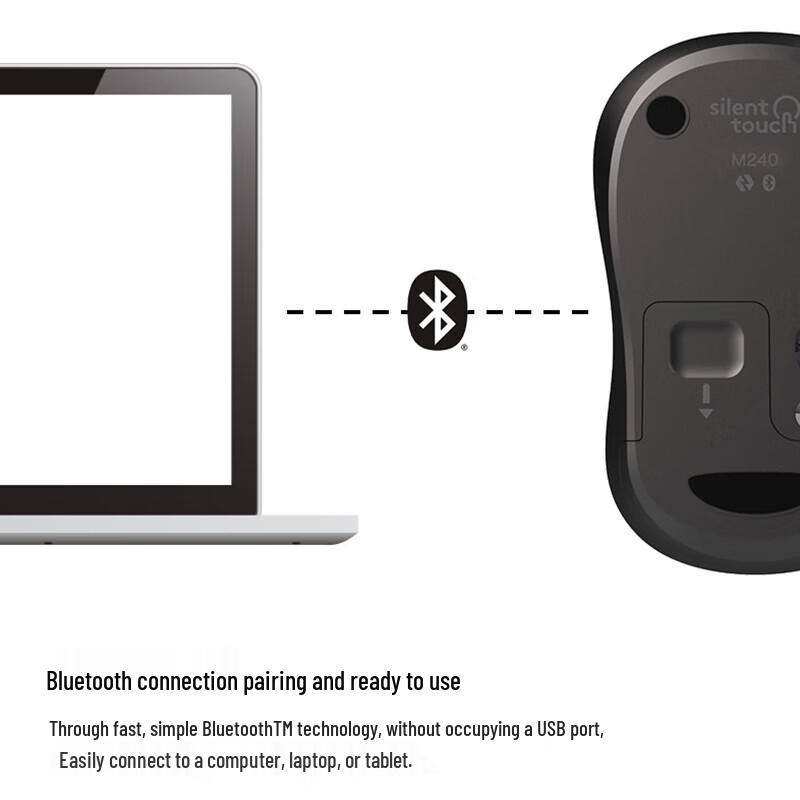 Logitech M240 Silent Wireless Bluetooth Mouse