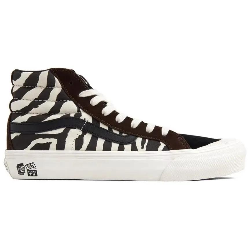 Vans Style 138 LX 'Zebra' (Unisex) Black / White Skate Shoes VN0A3ZCOURF
