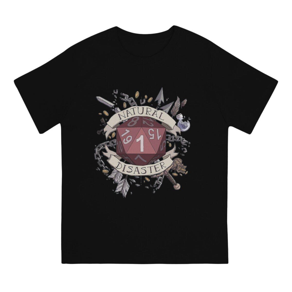 Natural Disaster Dice DnD T-shirt XL