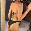 Metal Star High Cut Scrunch Butt Bikini Female Swimsuit Women Swimwear Two-Pieces Bikini Set Bather Bathing Suit Swim
